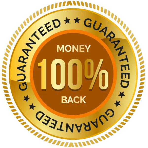 HoneyCept money back guarantee seal