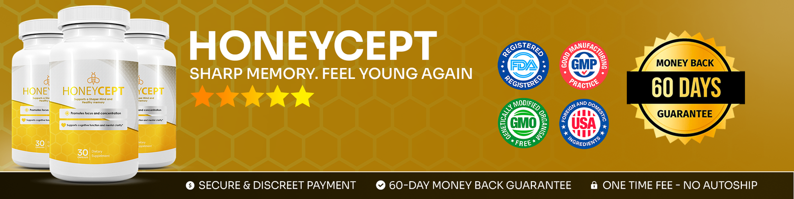 HoneyCept promotional banner